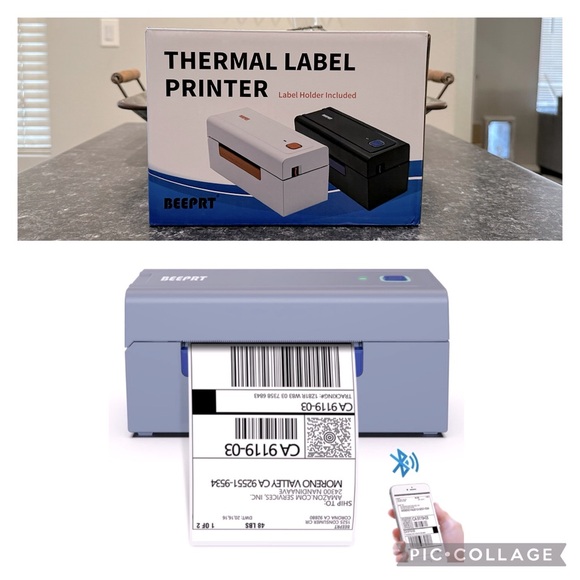Other - New! Wireless Bluetooth Thermal Label Printer for 4x6” Shipping Labels